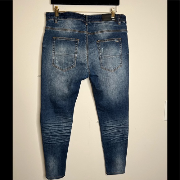 Amiri Mx1 Ultra Suede Repair Jeans - Picture 3 of 8